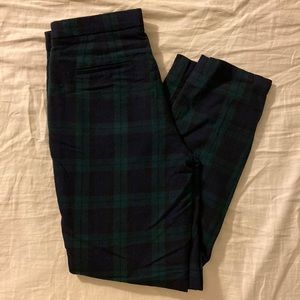 J Crew Tall Wool Plaid Pants